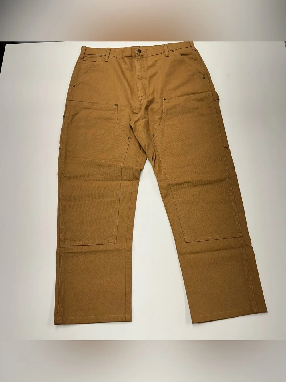 Vintage Carhartt Double Knee Work Carpenter Pants Mens 38×32 Brown